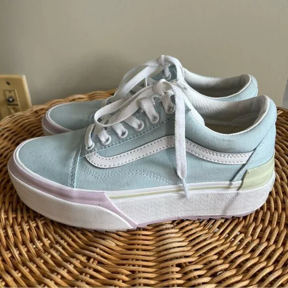 Vans Old Skool Stacked Pastel  Multi Colour - Picture 5 of 16